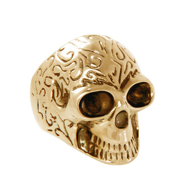Anillo guerrero gde dorado